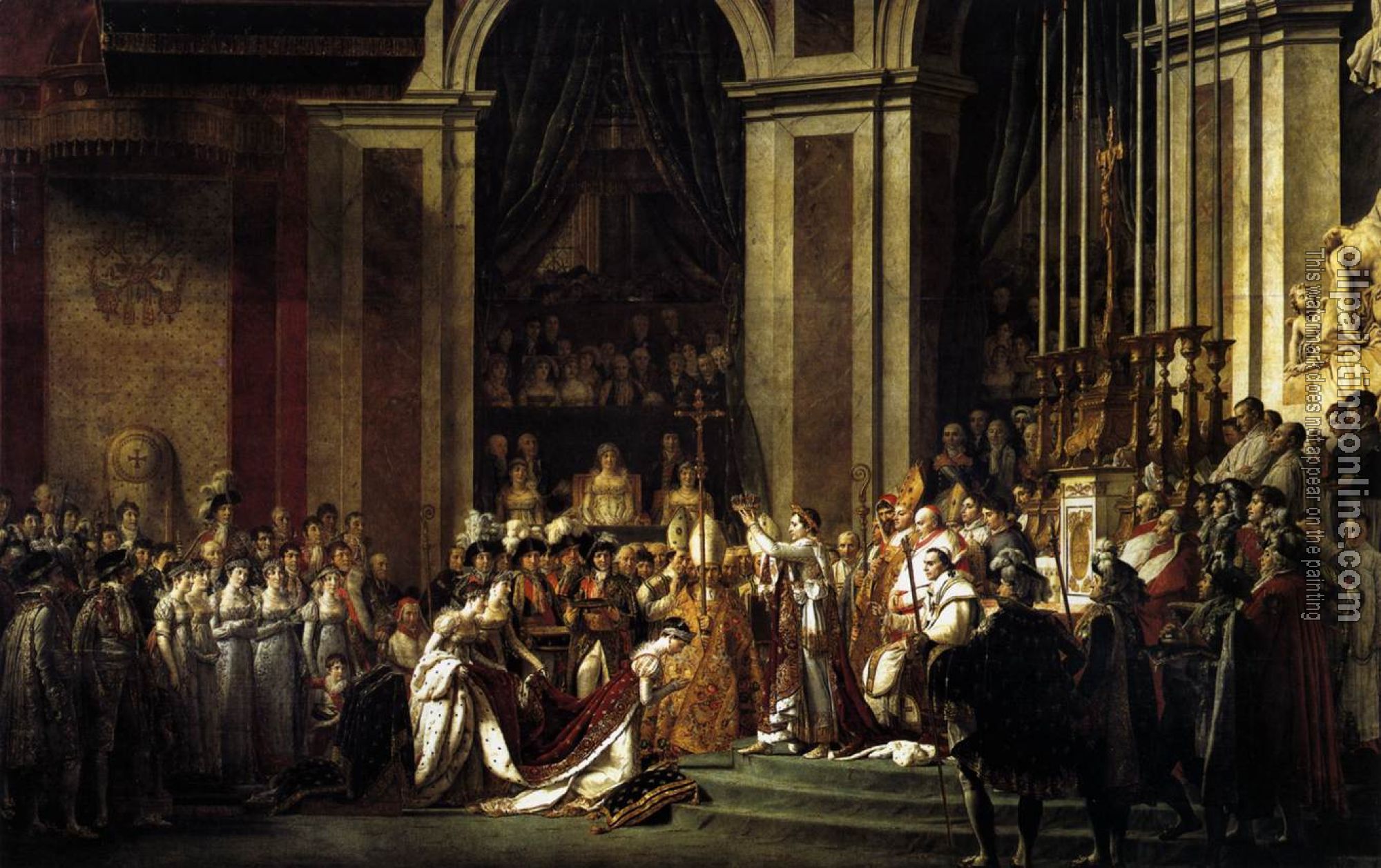 David, Jacques-Louis - Consecration of the Emperor Napoleon I and Coronation of the Empress Josephine